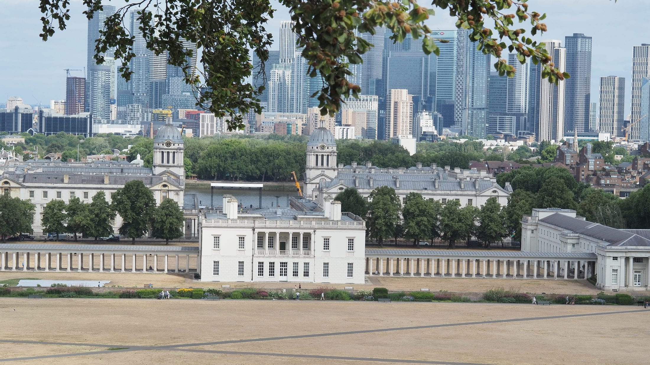 Greenwich Park looking towards the City
