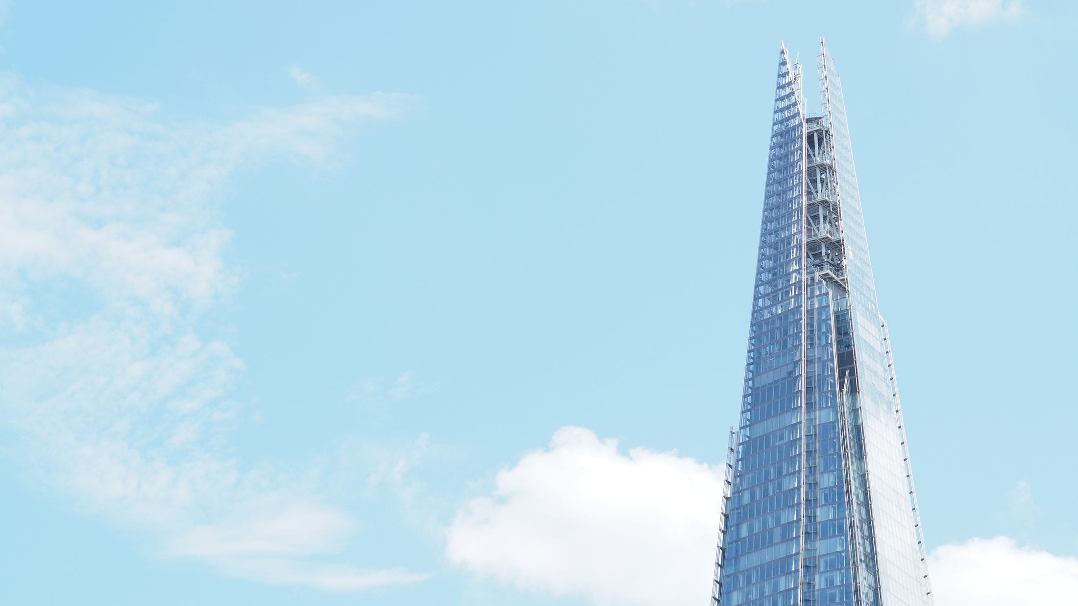The Shard against a clear sky